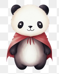 PNG Cute bear vampire cartoon animal plush. 