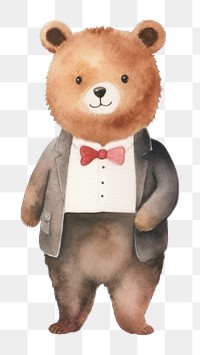 PNG Cute bear wedding cartoon mammal animal. 