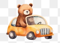 PNG Cute sloth driving cartoon mammal animal. 