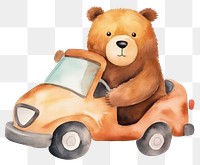 PNG Cute sloth driving cartoon mammal animal. 