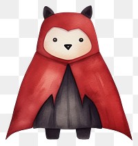 PNG Bear wearing vampire custume animal cartoon  