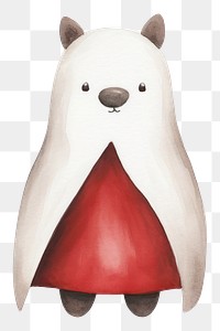 PNG Bear wearing vampire custume animal cartoon toy. 