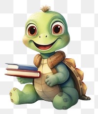 PNG Turtle student cartoon animal cute. 