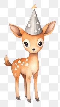PNG Party hat animal cartoon mammal. AI generated Image by rawpixel.