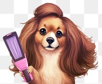 PNG Comb animal dog cartoon. AI generated Image by rawpixel.