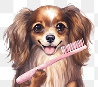 PNG Dog animal toothbrush mammal. 