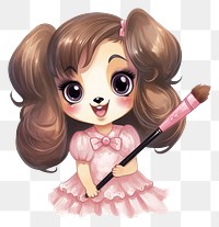 PNG Cartoon brush cute  