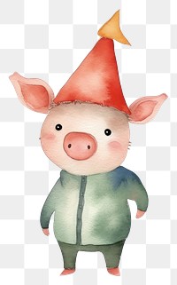 PNG Halloween cute pig animal cartoon mammal. 