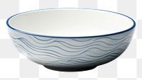 PNG Empty bowl porcelain pottery white background. AI generated Image by rawpixel.