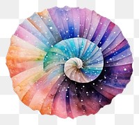 PNG Shell galaxy shell paper art.