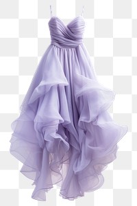 PNG Fashion dress lavender clothing. AI generated Image by rawpixel.