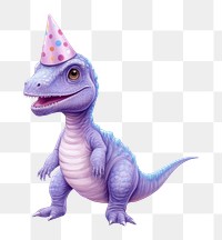 PNG Birthday dinosaur reptile animal. AI generated Image by rawpixel.