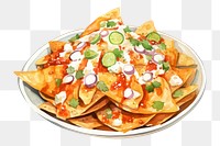 PNG Mexican Chilaquiles plate food  