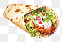 PNG Mexican food burrito bread  