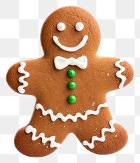 PNG  Christmas cookie gingerbread dessert icing