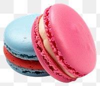 PNG  Macaroon food white background confectionery. AI generated Image by rawpixel.
