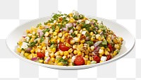 PNG Corn salad plate plant food. AI generated Image by rawpixel.