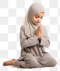 PNG Praying sitting adult transparent background.