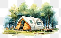 PNG Camping camping outdoors nature. AI generated Image by rawpixel.