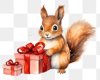 PNG Squirrel animal christmas rodent