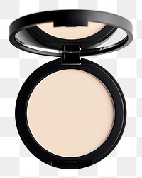 PNG Cosmetics white background powder circle. AI generated Image by rawpixel.