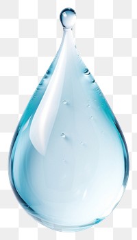 PNG Water drop white background transparent simplicity. AI generated Image by rawpixel.