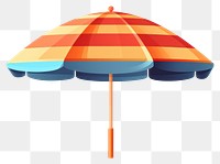 PNG  Beach umbrella cartoon white background architecture. AI generated Image by rawpixel.