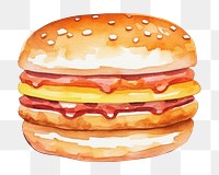 PNG Burger ketchup cartoon bread. AI generated Image by rawpixel.