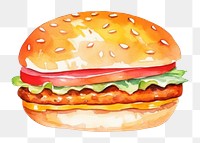 PNG Burger cartoon food hamburger. 