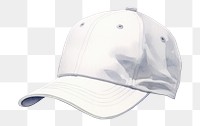 PNG Cap fashion white headgear. 