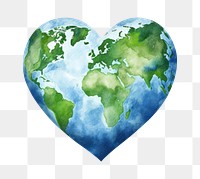 PNG Heart shaped world outdoors blue astronomy. 