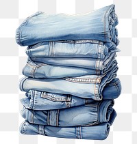 PNG Jeans denim clothing textile. AI generated Image by rawpixel.