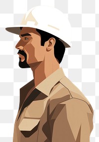 PNG Male engineer hardhat helmet adult. AI generated Image by rawpixel.