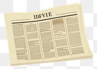 PNG Newspaper text page technology. AI generated Image by rawpixel.