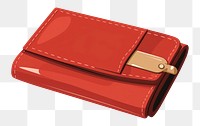 PNG Red wallet accessories accessory suitcase. 