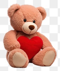 PNG Teddy bear heart toy  