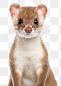 PNG Wild stoat wildlife mammal animal. AI generated Image by rawpixel.