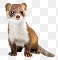 PNG Wild stoat wildlife animal mammal. AI generated Image by rawpixel.