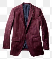 PNG Plaid blazer jacket coat white background outerwear. AI generated Image by rawpixel.