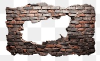 PNG Brick wall backgrounds white background deterioration