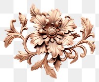 PNG Ornament brooch art white background. AI generated Image by rawpixel.