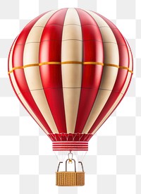 PNG Hot air balloon aircraft vehicle white background