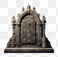 PNG Gothic tomb white background representation