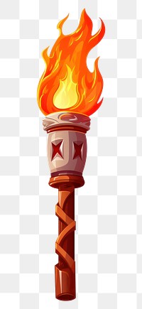 PNG Torch white background security cartoon. 