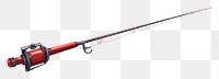 PNG Fishing rod white background recreation outdoors. AI generated Image by rawpixel.