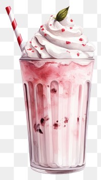 PNG Milkshake smoothie dessert berry. 