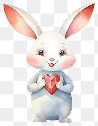 PNG Rabbit holding diamond ring animal cartoon mammal. 