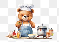 PNG Food bear toy representation. 