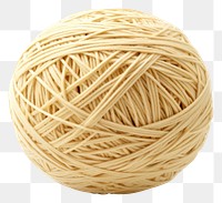 PNG White wool ball yarn. 