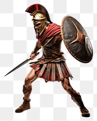 PNG Ancient greek Warrior warrior sword white background. AI generated Image by rawpixel.